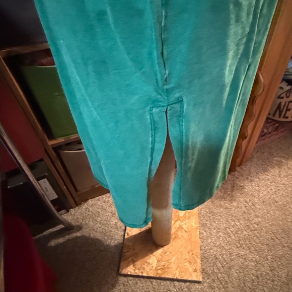 Free People Green Hot Shot tunic tank Backless Dress - Picture 9 of 12